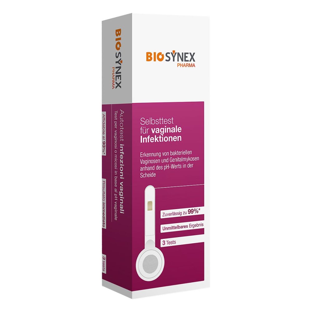 Biosynex autotest pour infections vaginales (1x3 pièces)