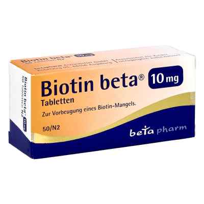 Biotin Beta 10 mg comprimés (50 pièces)