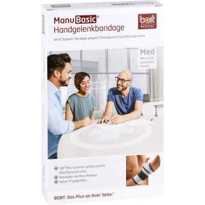 Bort Manubasic bandage gauche large argent (1 pièce)