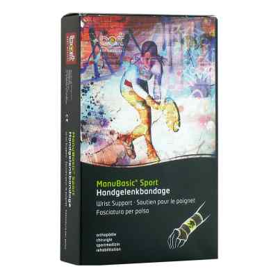 Bort Manubasic Sport bandage gauche medium noir/vert (1 pièce)