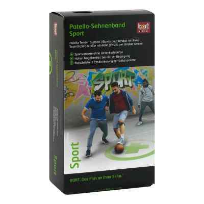 Bort bande tendineuse rotulienne Sport taille 2 noir/vert (1 pièce)