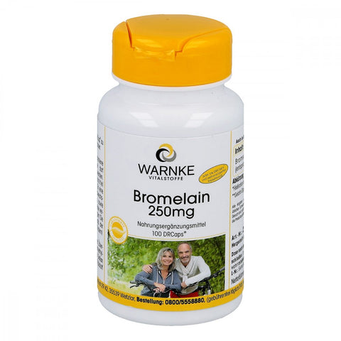 Warnke Vitalstoffe Bromelain 250 mg gélules gastro-résistantes (100 gélules)