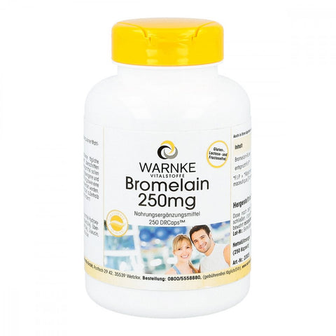 Warnke Vitalstoffe Bromelain 250 mg gélules gastrorésistantes (250 gélules)