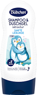 Bübchen Shampooing & gel douche 2en1 pour enfants Sanfte Lieblinge sensible (230 ml)