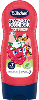 Bübchen Shampooing et gel douche pour enfants Himbeerspaß (230 ml)