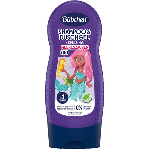 Bübchen 3in1 Sea Magic Shampoo, Shower Gel and Conditioner for kids (230 ml)