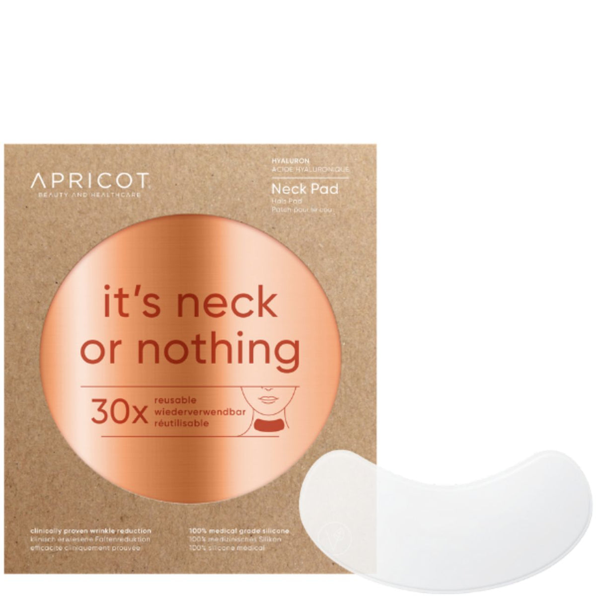 APRICOT pad pour le cou à l'hyaluron (1 pièce)
