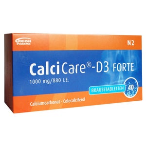 Calcicare D3 Forte comprimés effervescents (40 pièces)