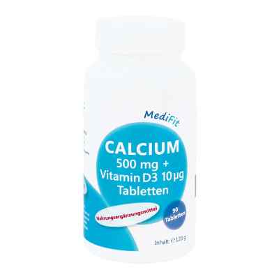 ApoFit Calcium 500 mg + Vitamine D3 10 µg Medif (90 comprimés)
