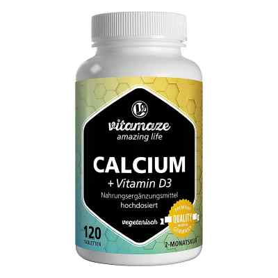 Vitamaze Calcium D3 600 mg/400 UI comprimés végétariens (120 comprimés)