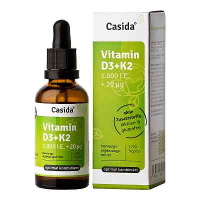 Casida Vitamin D3 K2 gouttes (50 ml)