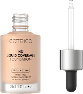 CATRICE Fond de teint liquide HD Coverage 20 Rose Beige (30 ml)