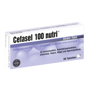 Cefak Cefasel 100 Nutri sélénium comprimés (60 pièces)