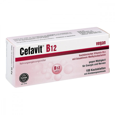 Cefavit B12 comprimés à croquer (100 pièces)