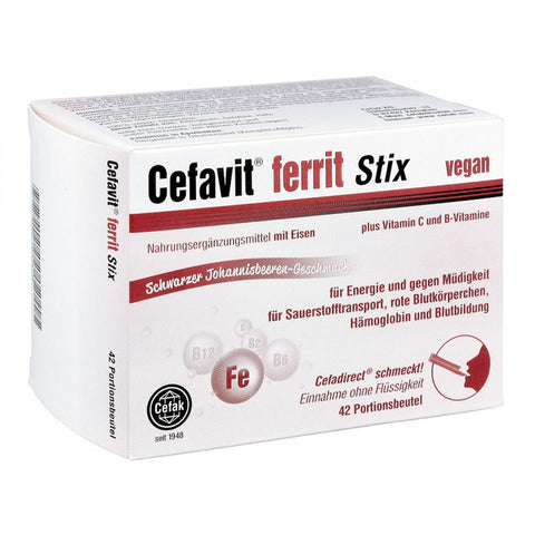 Cefavit ferrit bâtonnets (42 pièces)