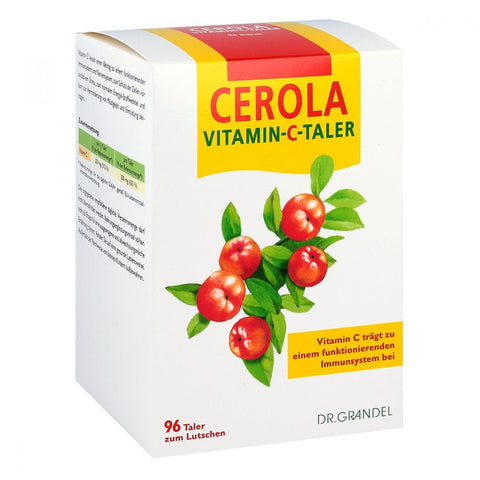 Cerola Vitamin C pastilles Grandel (96 pièces)