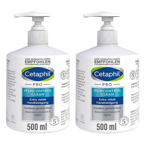 Cetaphil PRO ItchControl Extra Gentle Hand Wash (2x500 ml)