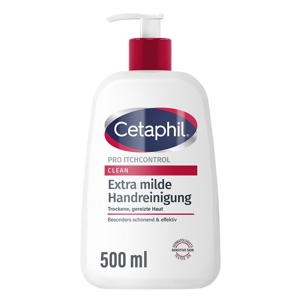Cetaphil PRO ItchControl Clean extra doux nettoyant pour les mains (500 ml)