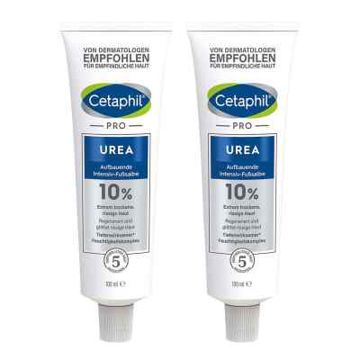Cetaphil PRO Urea 10% crème intensive réparatrice pour les pieds (2x100 g)