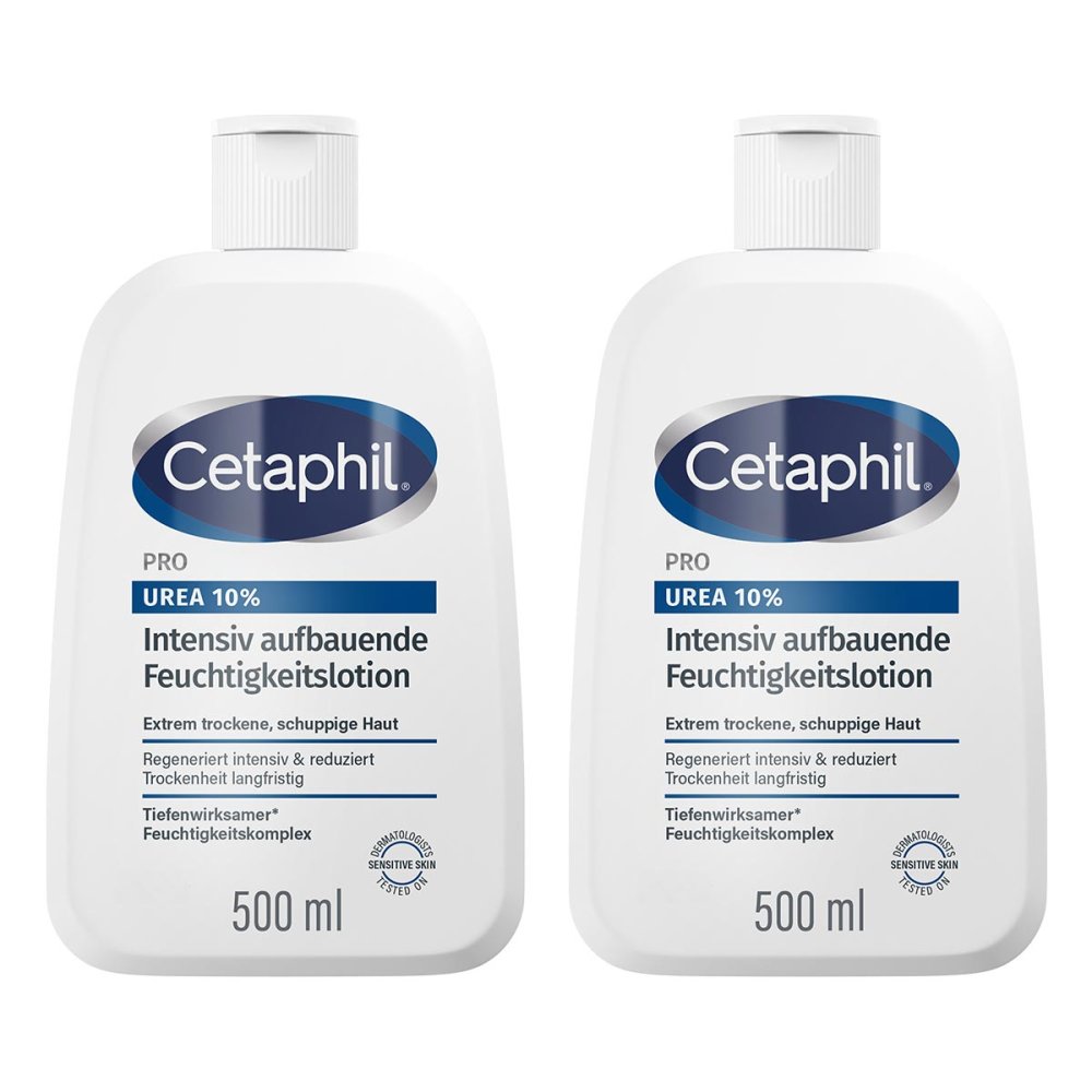 Cetaphil PRO Urea 10% lotion hydratante intensive (2x500 ml)