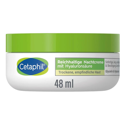 Cetaphil Rich Night Cream with Hyaluronic Acid (2x48 g)