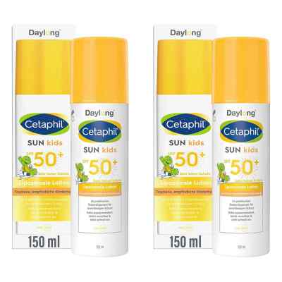 Cetaphil Sun Daylong Kids SPF 50+ lotion liposomale (2x150 ml)