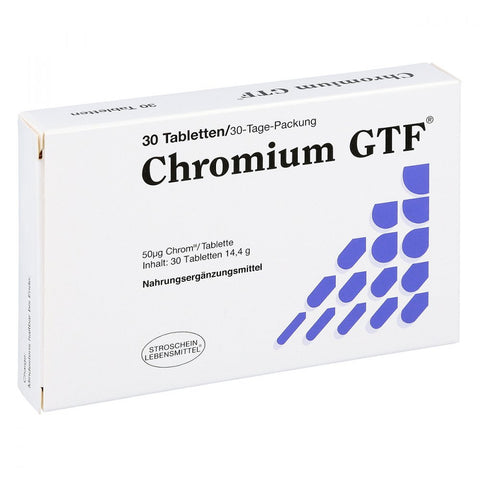 Stroschein Gesundkost Ammersbek GmbH Chromium Gtf comprimés (30 pièces)