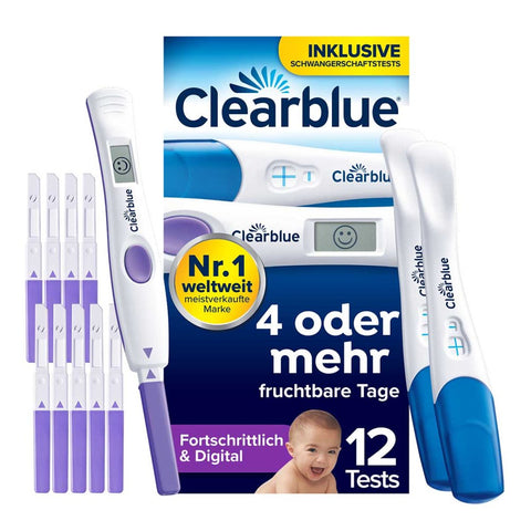 Clearblue Ovulation Test + Pregnancy Test combo pack (12 pieces)
