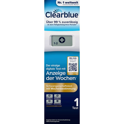 Clearblue Digital Pregnancy Test with Weeks Indicator (1 count)