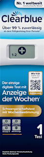 Clearblue Test de grossesse numérique avec affichage des semaines (1 pièce)