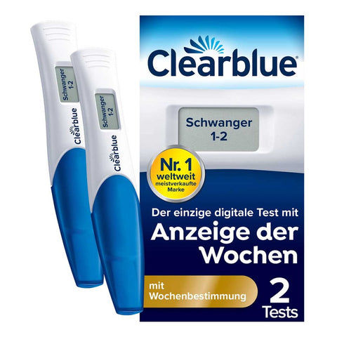 Clearblue Pregnancy Test with Weeks Estimator (2 count)
