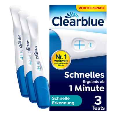 Clearblue Test de grossesse détection rapide (3 pièces)