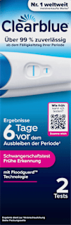 Clearblue test de grossesse Ultra Frühtest (2 pièces)