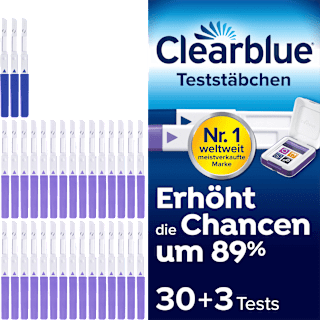 Clearblue Bâtonnets de test pour moniteur de fertilité (33 pièces)
