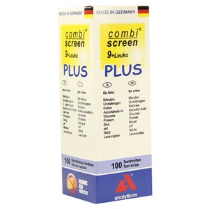 Combiscreen 9+leuko Plus bandelettes de test (100 pièces)