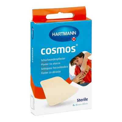 Cosmos pansement pour écorchures 45x65 mm stérile (4 pièces)