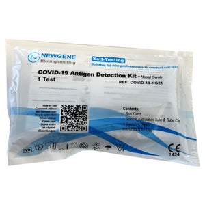 Newgene Covid-19 kit de détection d'antigène autotest nasal (1 pièce)