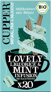 Cupper Tisane aux herbes avec réglisse et menthe (20 sachets), 30 g