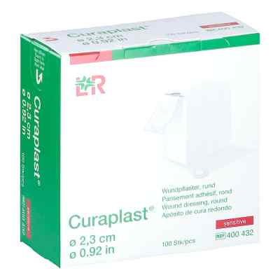 Curaplast Strips Sensitiv ronds 2,3 cm (100 pièces)