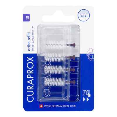 Curaprox Cps 18 brosses interdentaires ortho 2,3-8 mm (4 pièces)