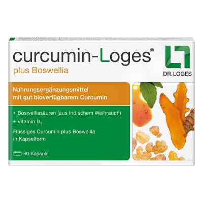 curcumin-Loges plus Boswellia - gélules de curcuma avec encens (60 gélules)