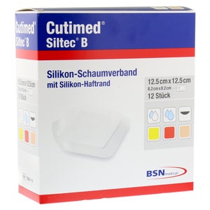 Cutimed® Siltec B 12.5 cm x 12.5 cm
