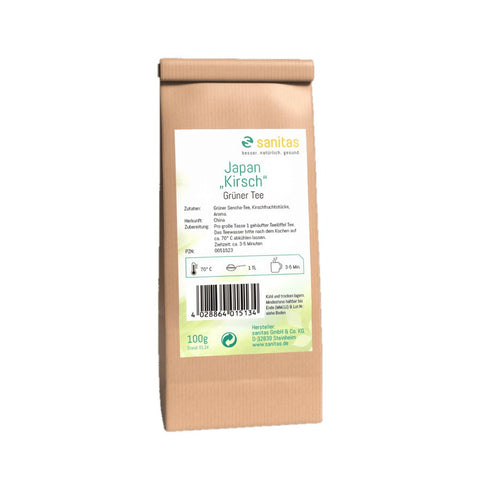 sanitas thé vert Japon cerise (100 g)