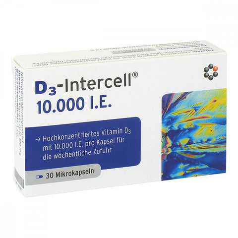 INTERCELL-Pharma D3-intercell 10000 UI gélules (30 gélules)