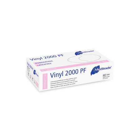 Meditrade Vinyl 2000 PF gants d'examen (100 pièces)