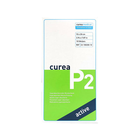 CUREA P2 actif superabsorbant pansement (10 pièces)