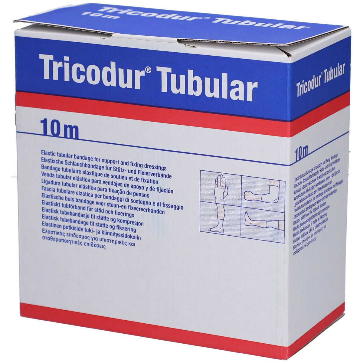 Tricodur® Tubular blanc taille E (10 m x 8,75 cm)