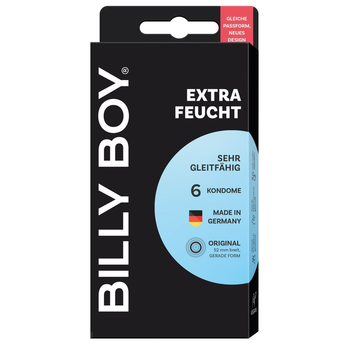 BILLY BOY Extra Feucht préservatifs (6 pièces)