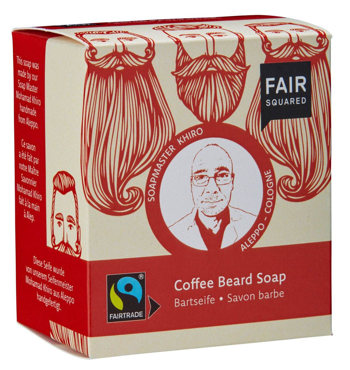 FAIR SQUARED Savon à barbe au café