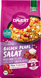 Davert Plat préparé Golden Pearl salade avec couscous (170 g)